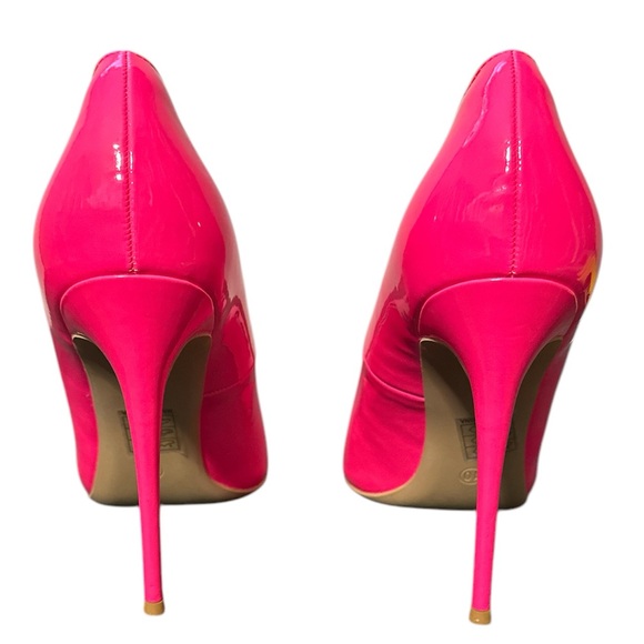 NWOB Hot Pink Elisabet Lang Patent Stilettos
4" Heel Size 10 - Picture 3 of 4